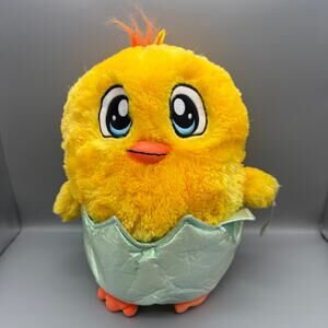Baby Chick hatching Easter Plush Carnival toy Classic Toy Co Eggy 14.5” w Tags